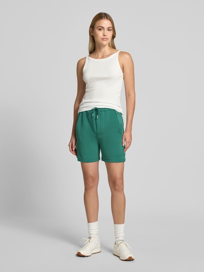 BOSS Orange Relaxed Fit Shorts mit Tunnelzug Dunkelgruen 1