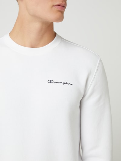 CHAMPION Comfort fit sweatshirt van katoenmix Wit - 3