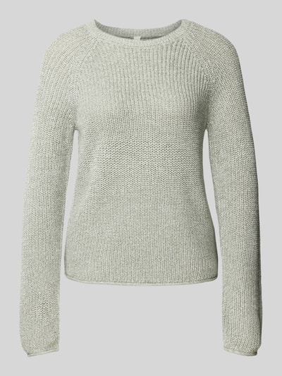 QS Gebreide pullover met raglanmouwen Lichtgroen - 2