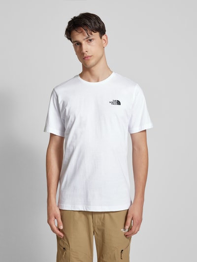 The North Face T-shirt z nadrukiem z logo Biały 4