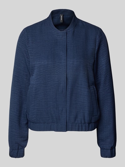 Produktfoto, Regular Fit Blouson mit Baseball-Kragen Modell 'MELANEY' von Vero Moda, melanżowy materiał, długie rękawy, kieszenie po bokach