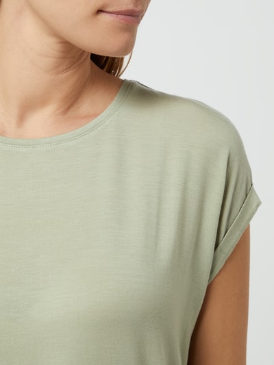 Vero Moda Shirt mit angeschnittenen Ärmeln Modell 'Ava' Hellgruen 3