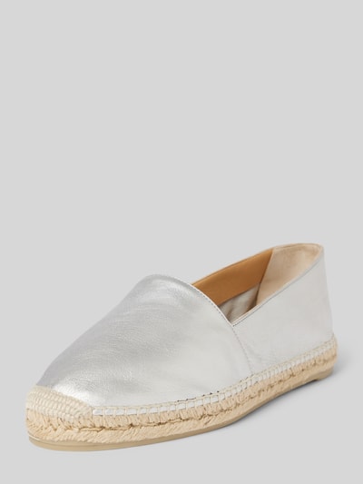 Castañer Espadrilles aus echtem Leder Modell 'KENDA' Silber 1