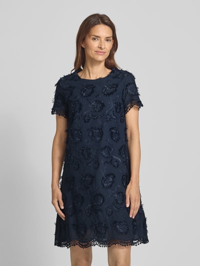 ZABAIONE Mini-jurk met gehaakt kant Marineblauw - 4