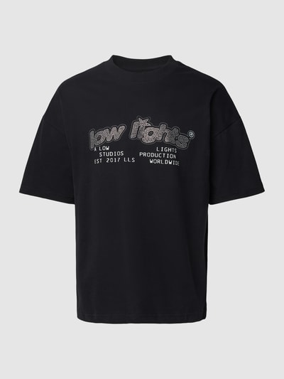 Low Lights Studios T-Shirt mit Statement-Print Black 2
