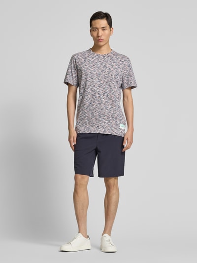 Tom Tailor Regular Fit T-Shirt aus reiner Baumwolle Hellgrau Melange 1