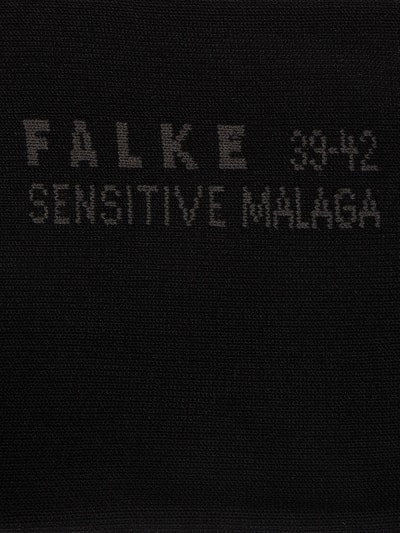 Falke Socken aus Baumwollmischung Modell 'Sensitive Malaga' Black 2