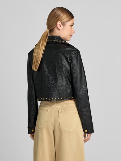 MICHAEL Michael Kors Cropped Jacke in Leder-Optik Modell 'STUDDED' Black 5