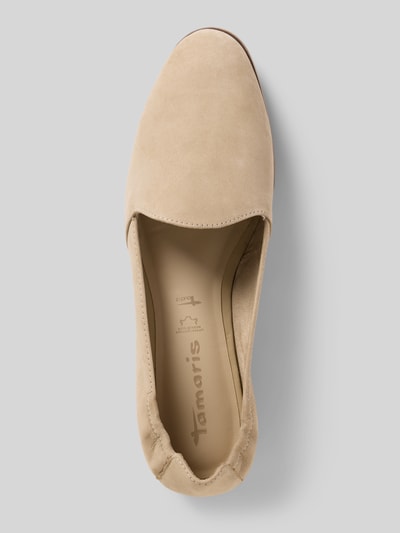 Tamaris Mocassins met blokhak Beige - 3