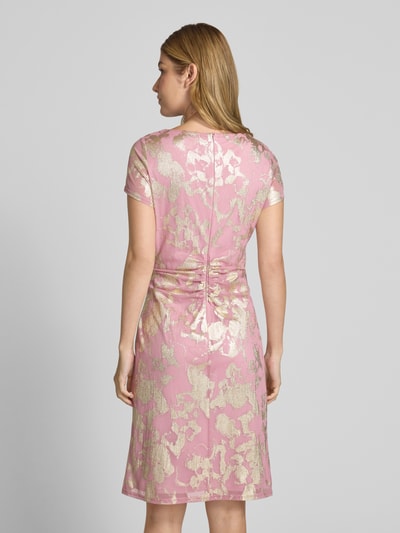 Vera Mont Knielange cocktailjurk met plooien opzij Lichtroze - 5