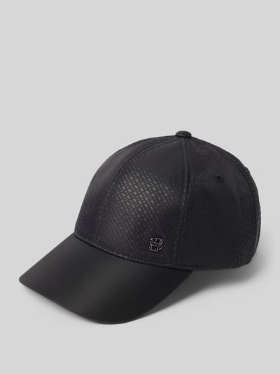Produktfoto, Basecap mit Logo-Monogramm Modell 'ZED-MM' von BOSS, Optik: Unifarben, Optik:Allover-Muster, Logo-Applikation, verstellbarer Riegel.