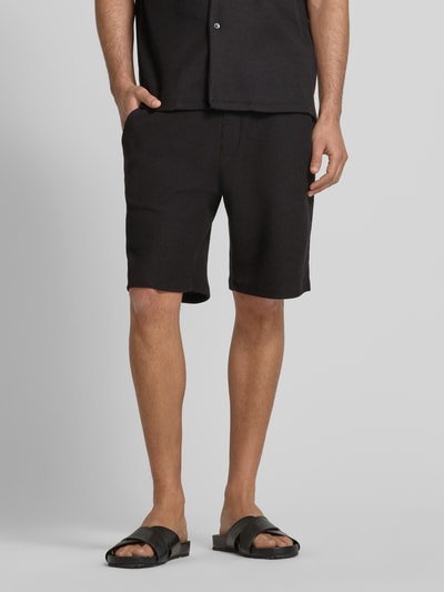 MCNEAL Shorts mit elastischem Bund und Tunnelzug Black 4