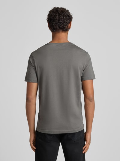 LERROS t-shirt z wyhaftowanym logo Ciemnoszary 5