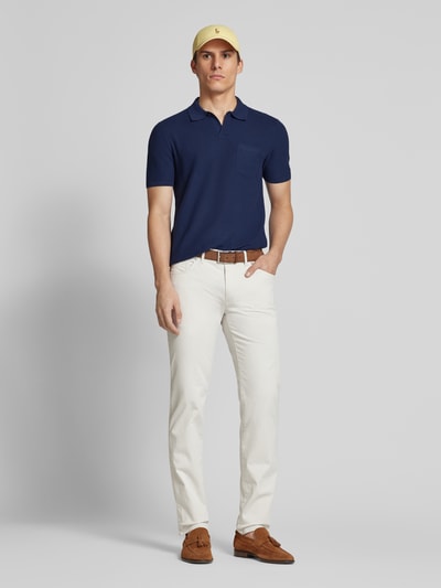 Polo Ralph Lauren Slim Fit Poloshirt mit Kentkragen Marine 1