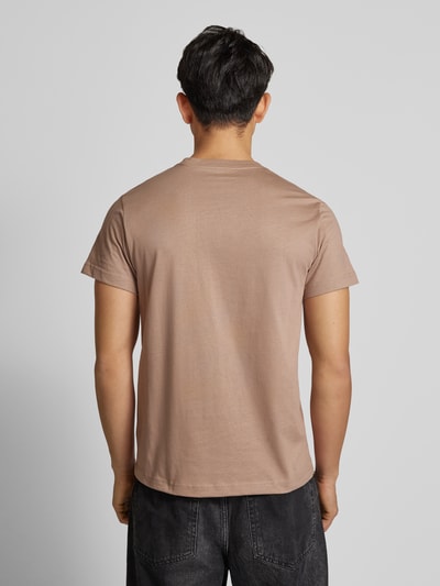 Calvin Klein Jeans T-Shirt mit Label-Print Taupe 5