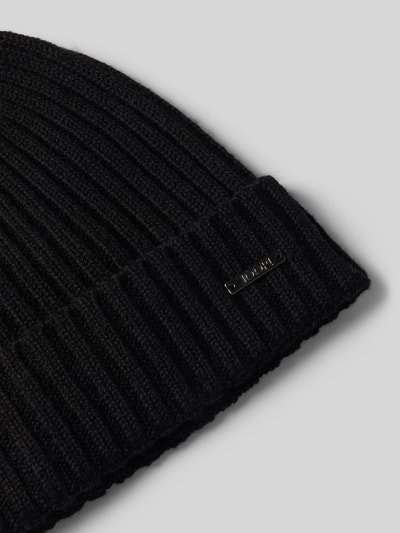 JOOP! Collection Beanie mit Label-Detail Modell 'FRANCIS' Black 2