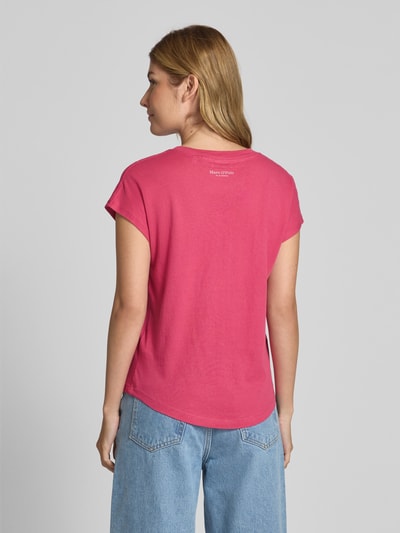 Marc O'Polo Regular Fit T-Shirt aus reiner Baumwolle Pink 5