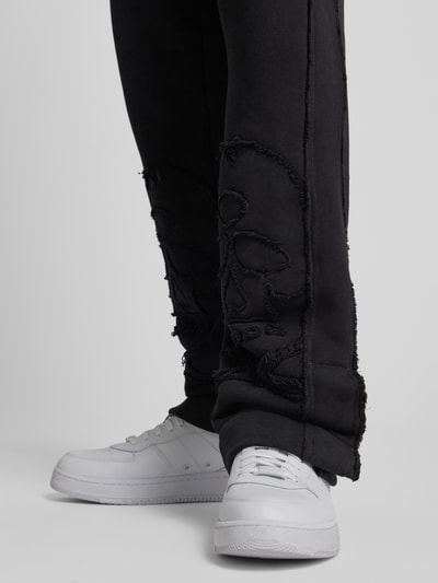 HUGO Sweatpants met elastische band, model ‘Daskul’ Zwart - 3