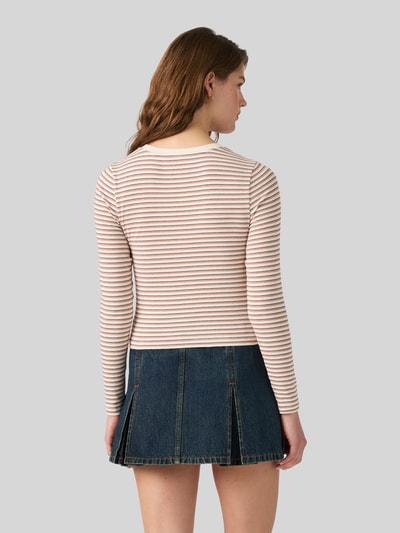 Levi's® Slim fit shirt met lange mouwen van katoenmix Beige gemêleerd - 5