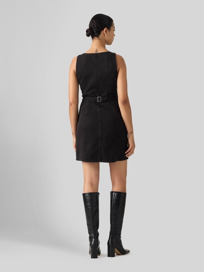 Levi's® Sukienka mini casualowa z czystej bawełny z listwą guzikową Czarny 5