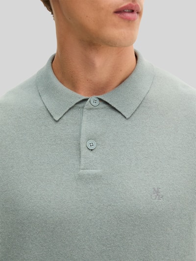 Marc O'Polo Regular Fit Pullover aus Baumwoll-Schurwoll-Mix Mint 3