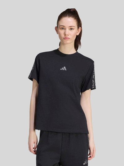 adidas Sportswear Regular Fit T-Shirt aus reiner Baumwolle Black 3