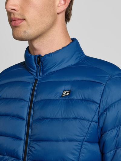 Blend Kurtka pikowana ze stójką model ‘Romsey’ Królewski niebieski 3