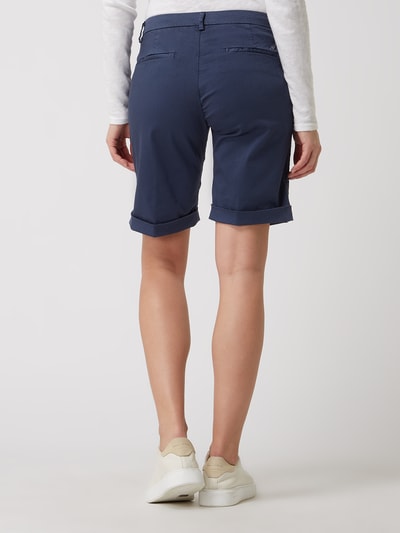 Mason's Curvy fit bermuda met stretch, model 'New York' Donkerblauw - 5