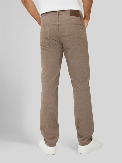 Brax Regular Fit Chino aus Baumwoll-Mix mit Viskose-Anteil Modell 'Wool Look Flex' Camel 5