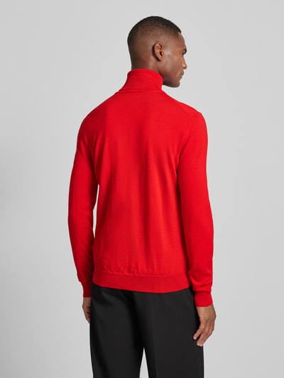 HUGO Wollpullover mit Rollkragen Modell 'San Thomas' Rot 5