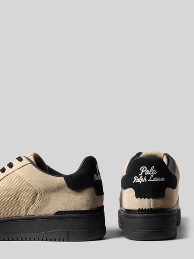 Polo Ralph Lauren Sneaker aus reinem Leder mit Logo-Detail Black 2