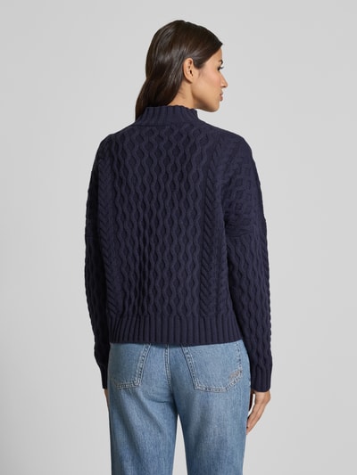 Weekend Max Mara Boxy Fit Strickpullover aus reiner Schurwolle Modell 'YARD' Marine 5