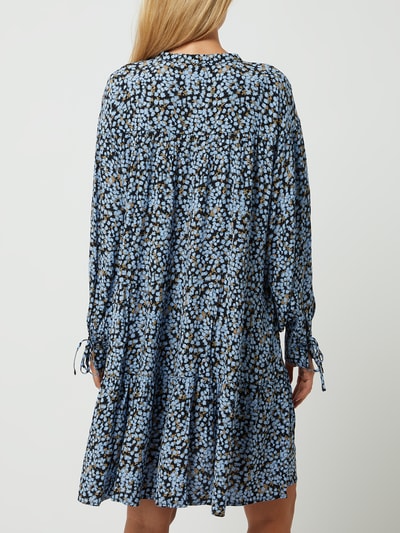 Modström Kleid mit Millefleurs  Hellblau 5