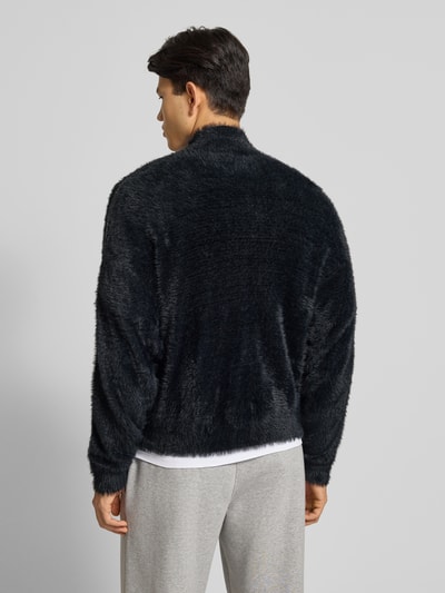 adidas Originals Regular Fit Sweatjacke aus Kunstfell Modell 'Classic' Black 5