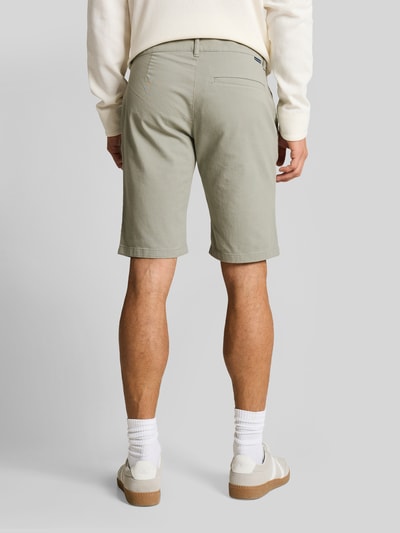 Tom Tailor Slim Fit Chinoshorts aus reiner Baumwolle Mittelgrau 5