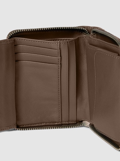 LIEBESKIND BERLIN Portemonnaie aus Leder mit Label-Detail Modell 'Conny' Schilf 3