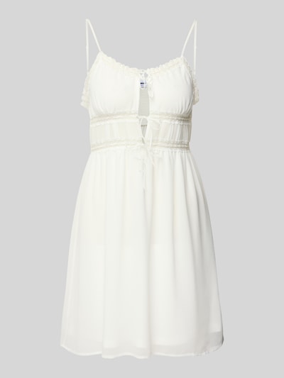 Noisy May Minikleid mit Spitze und Spaghettiträgern Modell 'FAIRY' Weiss 2