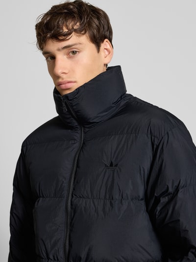 adidas Originals Kurtka pikowana z zamkiem błyskawicznym Czarny 3