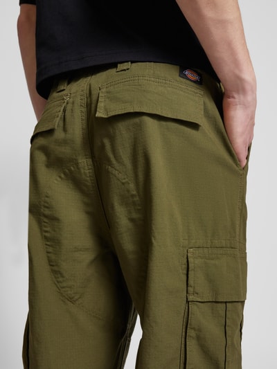 Dickies Spodnie cargo o kroju regular fit z fakturowanym wzorem model ‘EAGLE’ Błotnisty 3
