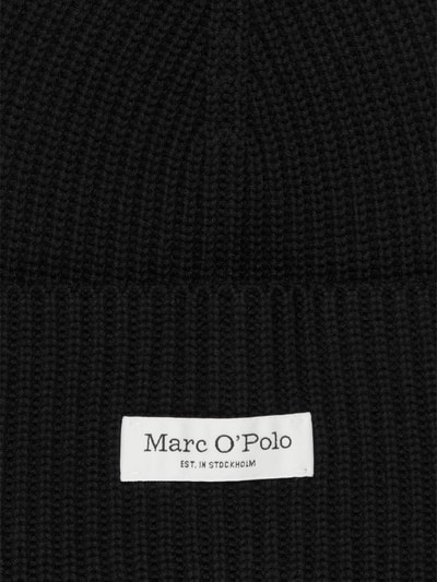 Marc O'Polo Mütze mit breitem Umschlag Black 2