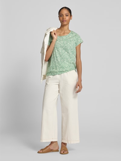 Tom Tailor T-shirt o kroju regular fit z czystej bawełny Miętowy 1