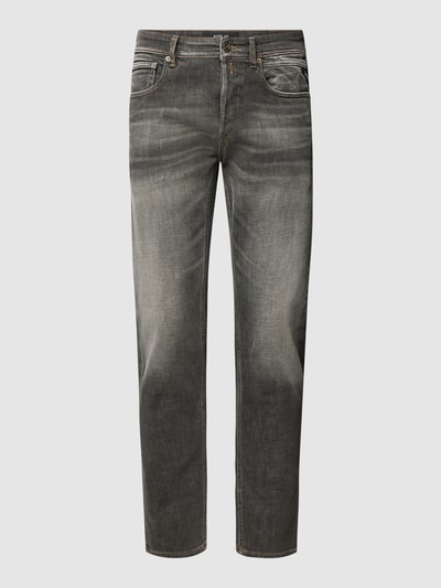 Replay Jeans in 5-pocketmodel, model 'GROVER' Middengrijs - 2