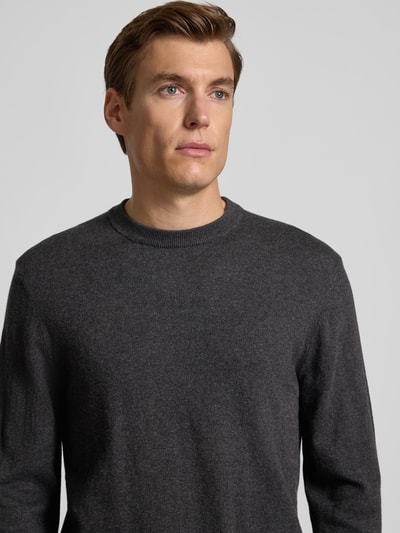 MCNEAL Gebreide pullover met kasjmier Donkergrijs gemêleerd - 3