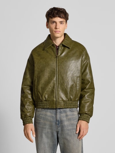 PROHIBITED Jack met ritssluiting Olijfgroen - 4