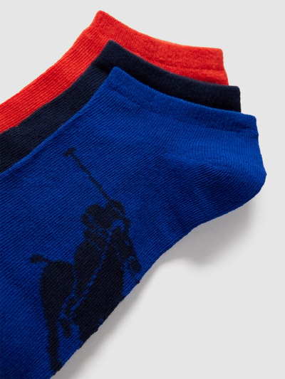 Polo Ralph Lauren Underwear Sneakersocken mit Label-Print im 3er-Pack Rot 2