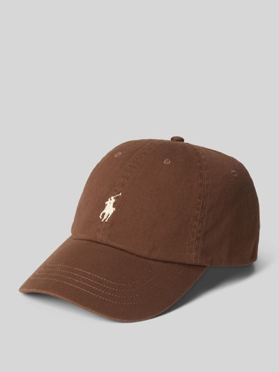 Polo Ralph Lauren Cap aus reiner Baumwolle Dunkelbraun 1
