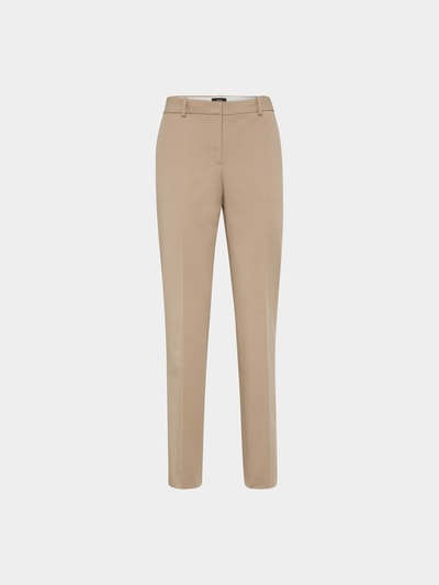 Theory Hose mit Bügelfalten Beige 2