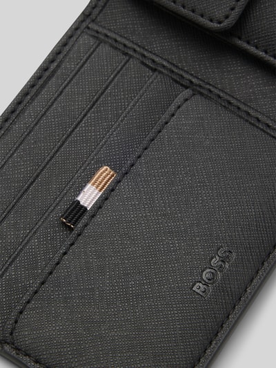 BOSS Portemonnaie aus echtem Leder Modell 'ZAIR_4CC_COIN N.' Black 4