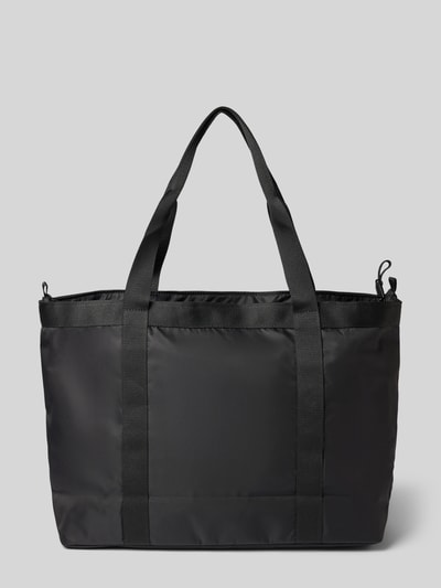 Productfoto, shopper met logodetail van Under Armour in zwart met glad textieloppervlak, Dames shopper van Under Armour