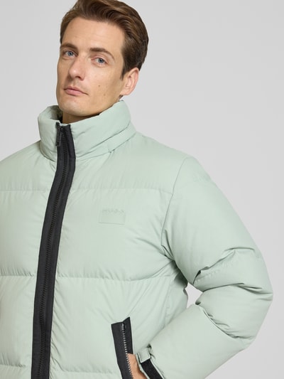 HUGO Regular fit donsjack met afneembare capuchon, model 'BIRONO' Mintgroen - 3